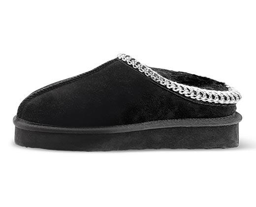 Serra Ladies Genuine Suede Platform Clog