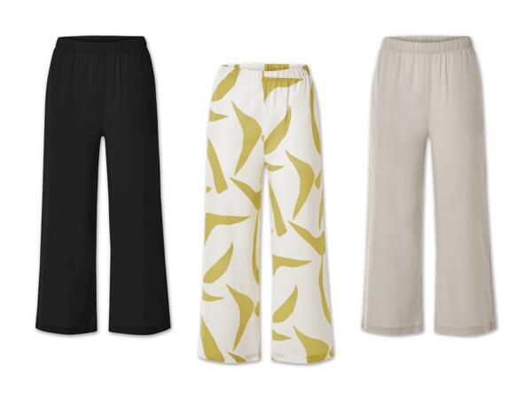 Damen Leinen Hose
