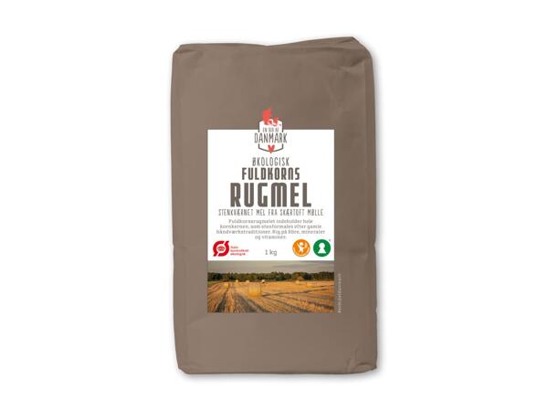 Økologisk rug- eller grahamsmel