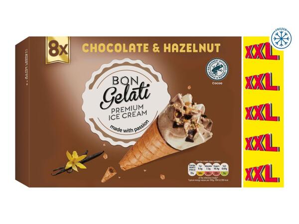 XXL Chocolate & Vanilla Ice Cream Cones