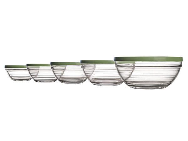 ERNESTO(R) Glas-Frischhaltedosenset, 5-teilig