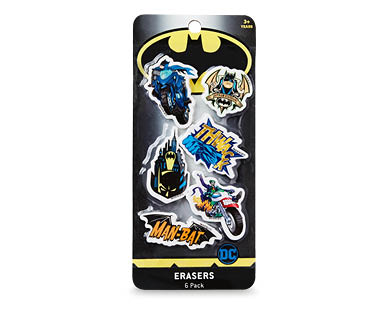 Licensed Eraser 6pk