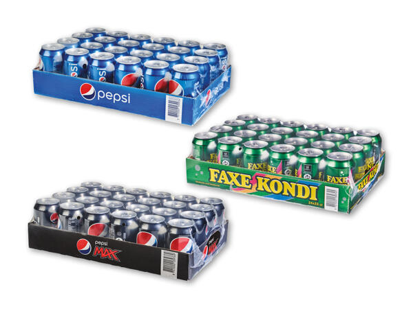 Pepsi, Pepsi Max eller Faxe Kondi