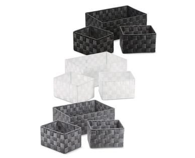 Easy Home 3-Piece Woven Tote Assortment