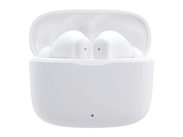 Silvercrest True Wireless Bluetooth(R) In-Ear Headphones - White