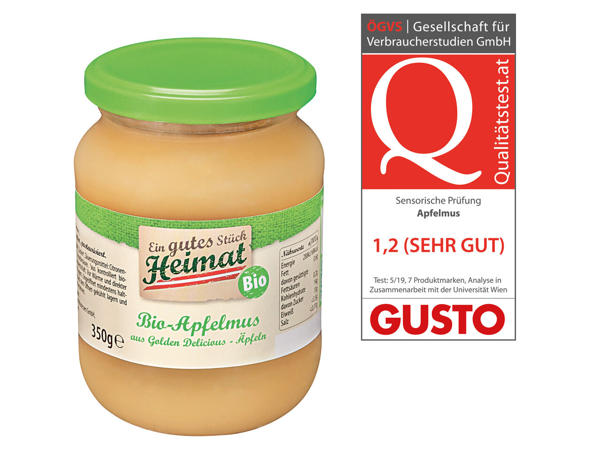 EIN GUTES STÜCK HEIMAT Bio Apfelmus