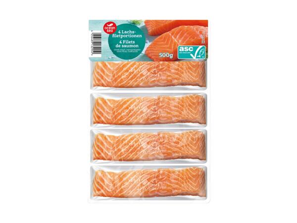 Filetto di salmone ASC in porzioni
