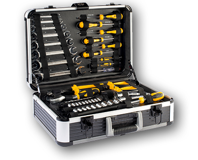 Boîte à outils, 128 pièces WORKZONE(R)