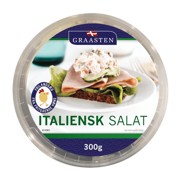GRAASTEN 	 				Italiensk salat eller karrysalat