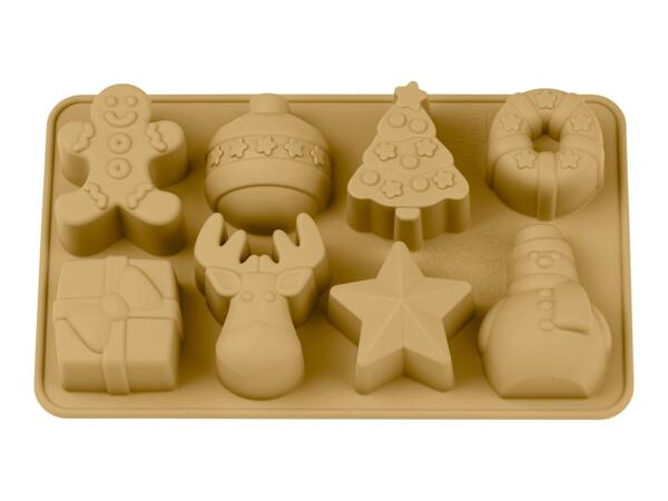 Livarno Home Christmas Silicone Baking Mould/​Chocolate Mould