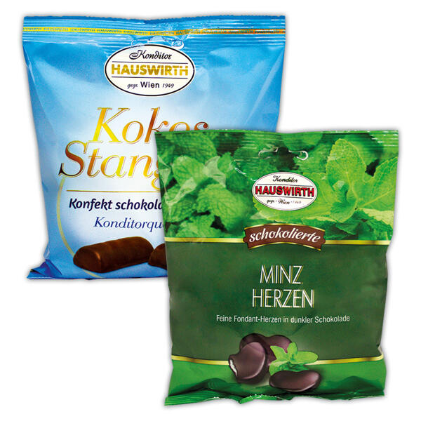 Minz Herzen / Kokos-Stangerl