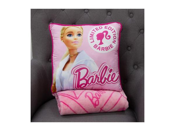Barbie Pink Fleece Blanket & Cushion