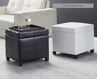 HUDSON STORAGE OTTOMAN