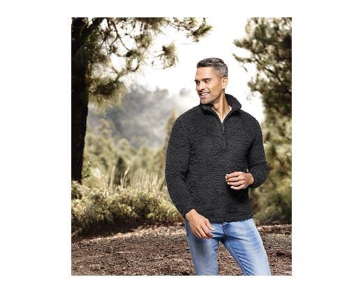 Royal Class/Serra 
 Men's or Ladies' Sherpa Quarter Zip
