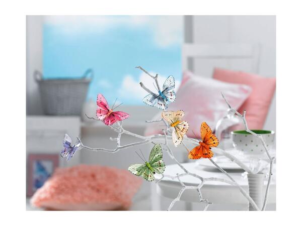 Livarno Home Decorative Clips - 6 Pack - Butterflies
