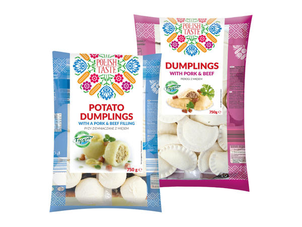 Dumplings with Pork & Beef