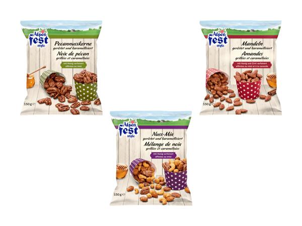 Noix/amandes caramélisées