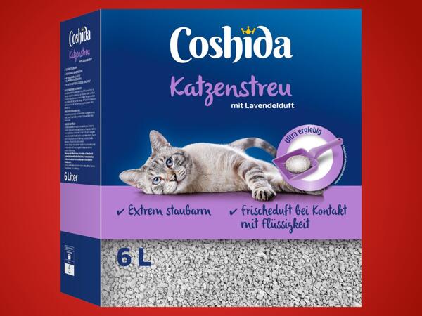 Katzenstreu mit Lavendelduft