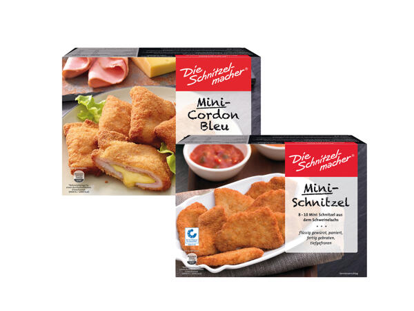 Die Schnitzelmacher Mini-Schnitzel/ Cordon Bleu