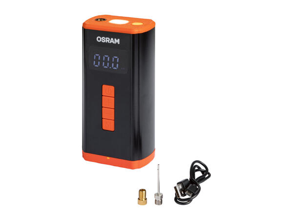 OSRAM Rechargable Tyre Inflator with Power Bank Function