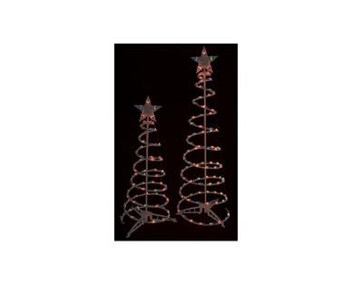 Merry Moments Light-Up Spiral Tree Set