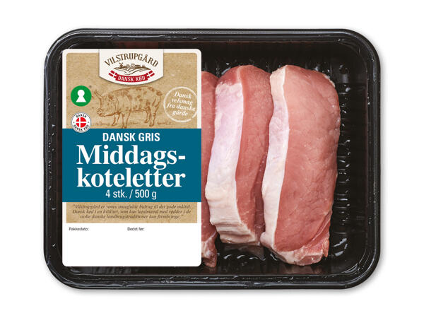 Stegeflæsk i skiver