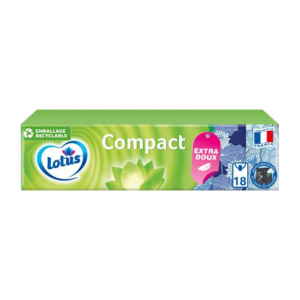LOTUS COMPACT 	 				Lommetørklæder