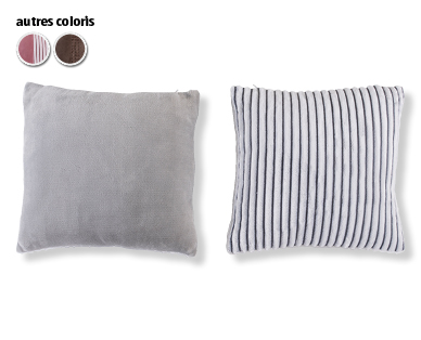Housse de coussin aspect velours côtelé MY LIVING STYLE
