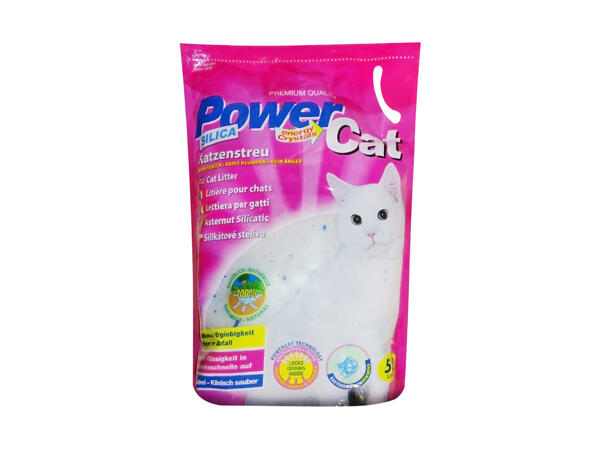 Lettiera per gatti in silicio Power Cat