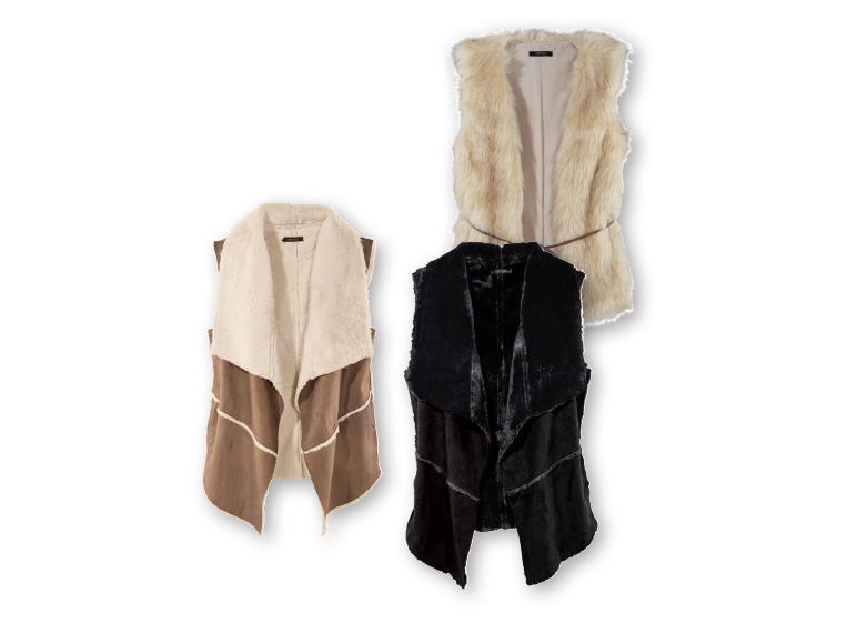 ESMARA Ladies' Faux Fur Gilet