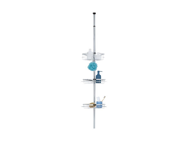 LIVARNO HOME(R) Teleskopstang med hylder
