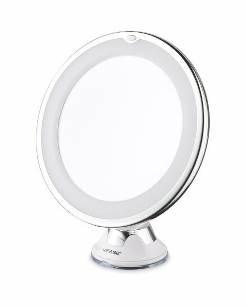 Chrome LED Suction Cup Mirror