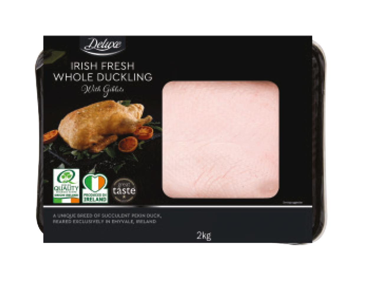 DELUXE Fresh Irish Whole Duckling