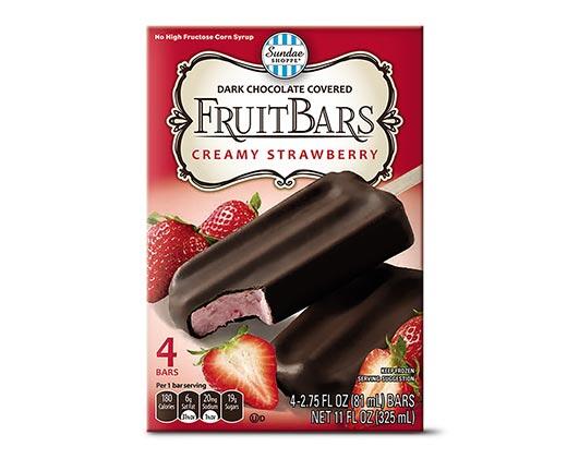 Sundae Shoppe 
 Chocolate Enrobed Assorted Fruit Bars