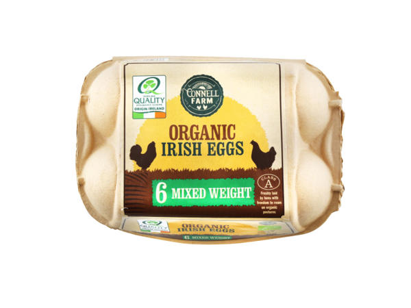 6 ORGANIC IRISH EGGS