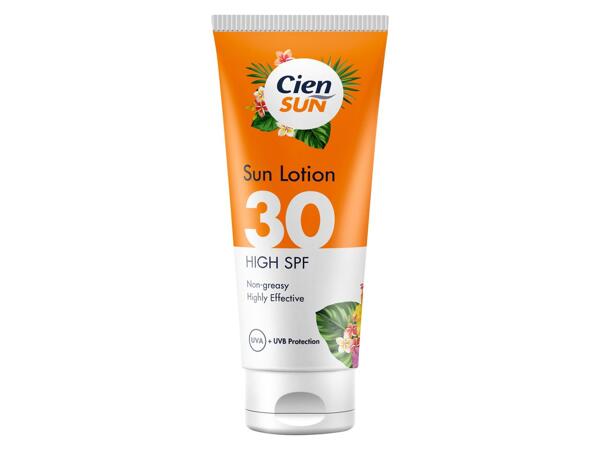 Cien Sun Sun Lotion SPF 30 Non Greasy UVA & UVB Protection
