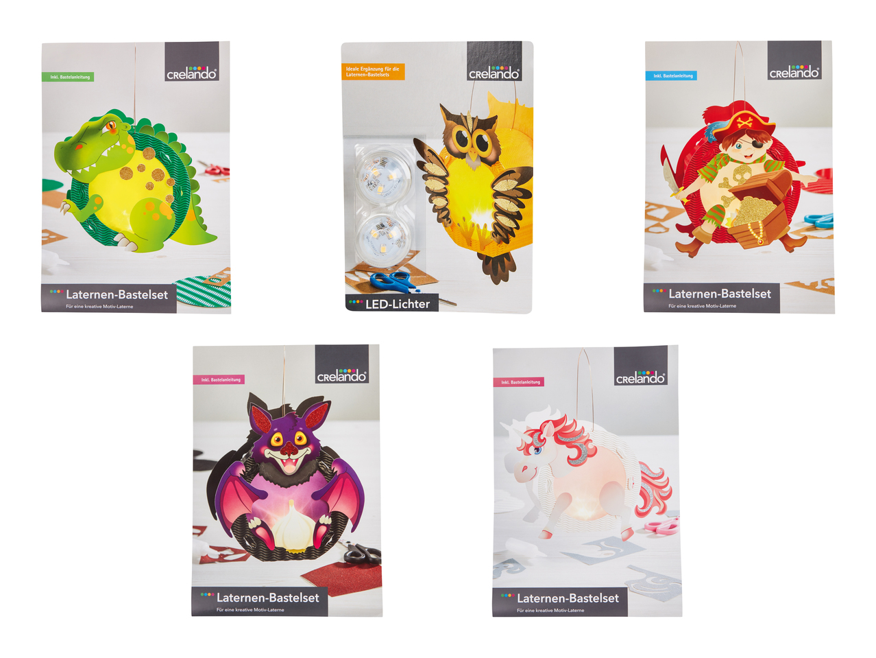 Set créatif lampion, 10 pièces
