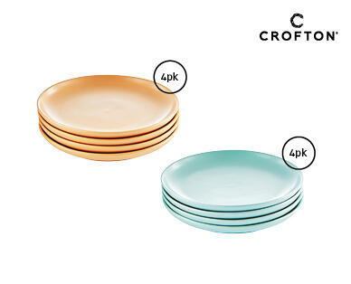 Ceramic Dinnerware 4 Pack – Apricot Ice or Moonlight Jade