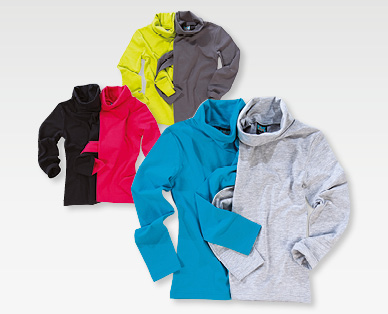 Pull col roulé en jersey pour enfants KIDZ ALIVE