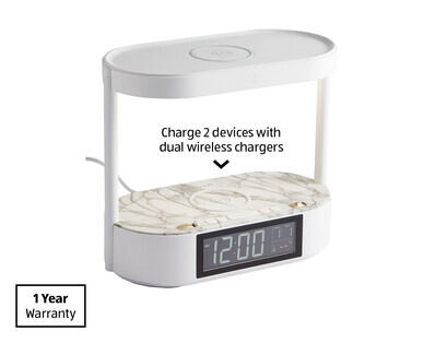 Dual Wireless Charging Clock