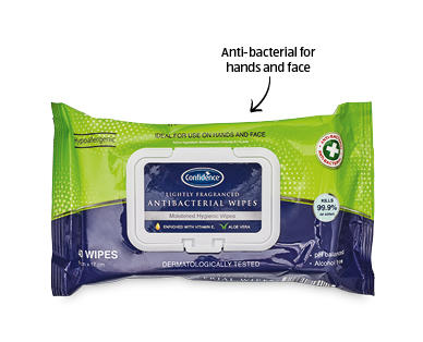 Antibacterial Wipes 40pk