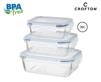 Glass Storage Containers 3pc Sets