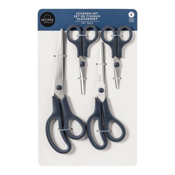 HOME CREATION(R) Ciseaux, 4 pcs