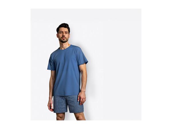 Men's Blue Short Pyjamas