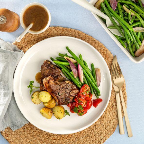 Filet d'agneau mariné