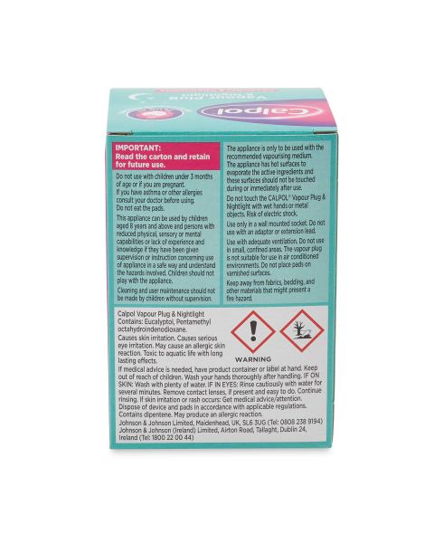 Calpol Vapour Plug In & Night Light