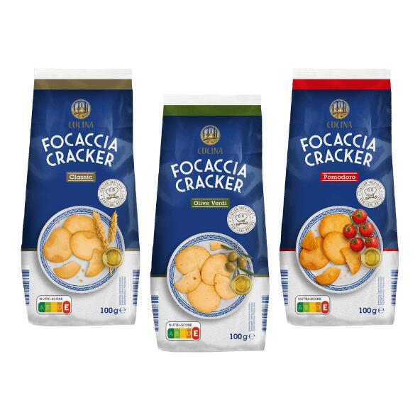 CUCINA(R) 				Cracker à la focaccia