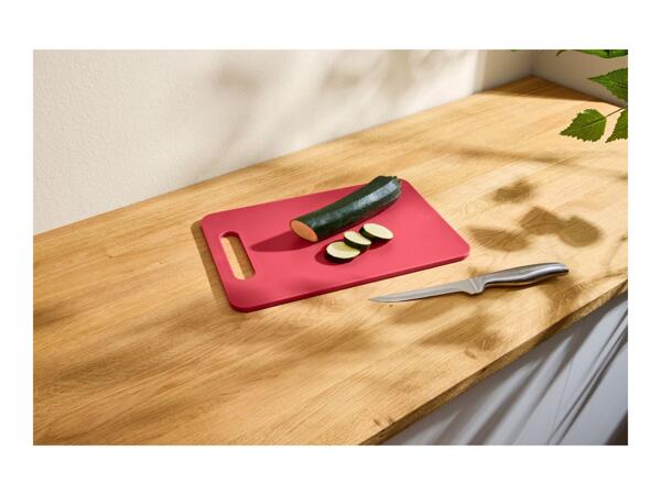 Silvercrest Red Large Chopping Board