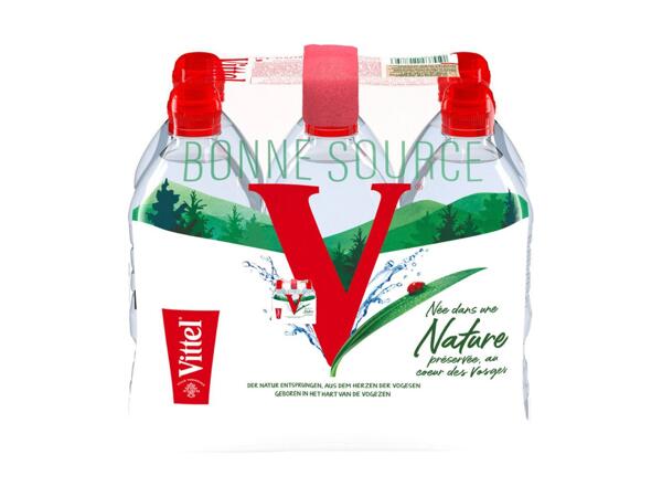 Eau minérale Vittel avec bouchon sport