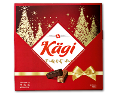 Mini-gaufres dans un coffret cadeau KÄGI